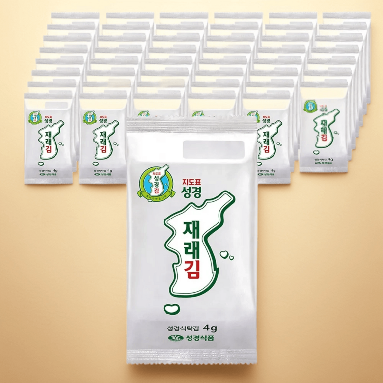 지도표 성경 재래김 성경식탁김 4g 48봉 구성